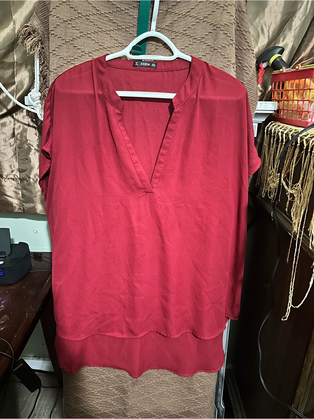 SHEIN Red Blouse - 3XL - Picture 4 of 4